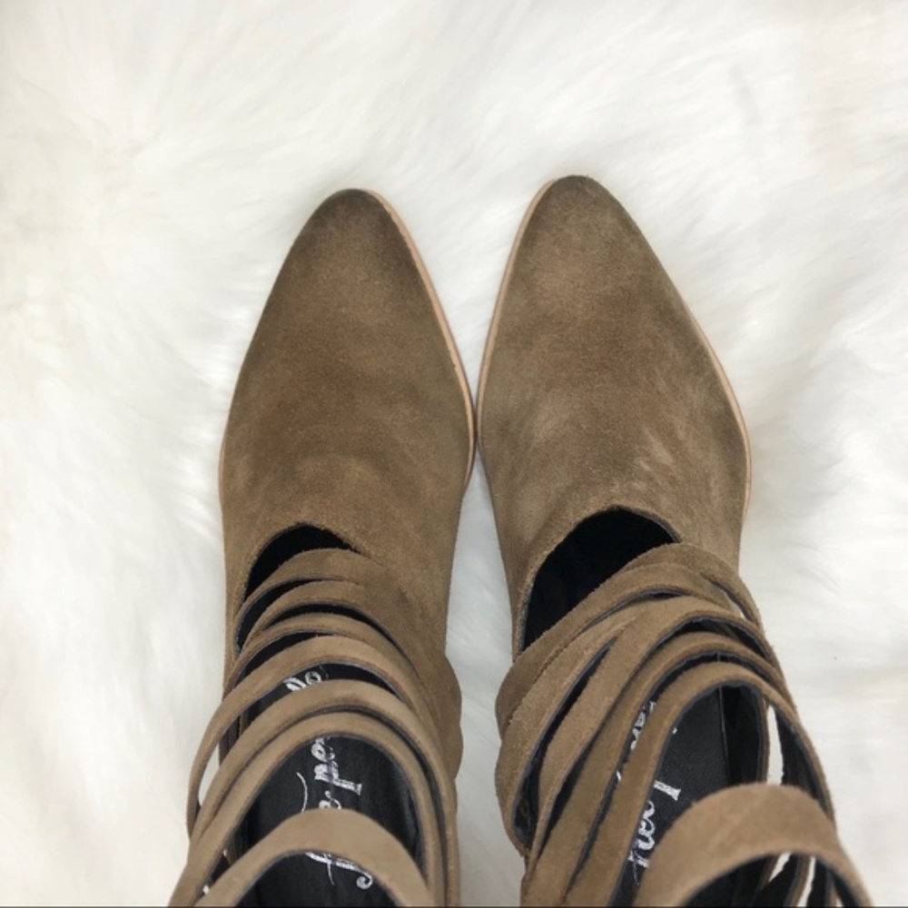 Free People Brown Ankle Boots - Picture 4 of 6